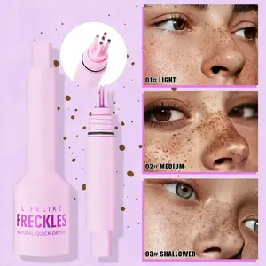 Liquid Foundation Stick, Lightweight & Long-Lasting Makeup Base, Suitable for Daily Use, Natural Finish, Easy Application, Buildable Coverage, Natural Freckle Makeup