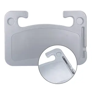 Car Steering Wheel Desk,Travel Car Accessories, Car Seat Stand Trays for Eating, Steering Wheel Under Table Console(Gray)