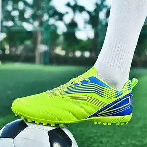 Unisex AG Cleats for Soccer - Non-Slip, Abrasion-Resistant Training Shoes with TPR Outsole, PVC Upper, and Fabric Inner Indoor/Outdoor Play on Artificial Grass Fields, Equipment | Dynamic Lace-Up Design Durable Footbal soccer shoes soccer cleats