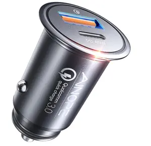 AINOPE 67.5W Super Mini Cigarette Lighter Adapter Car Charger USB C Fast Charging, All Metal PD&QC Type C Car Charger Adapter Outlet Plug Socket for iPhone 17 16 Pro Max 15 14 13 Air, Samsung S26 S25