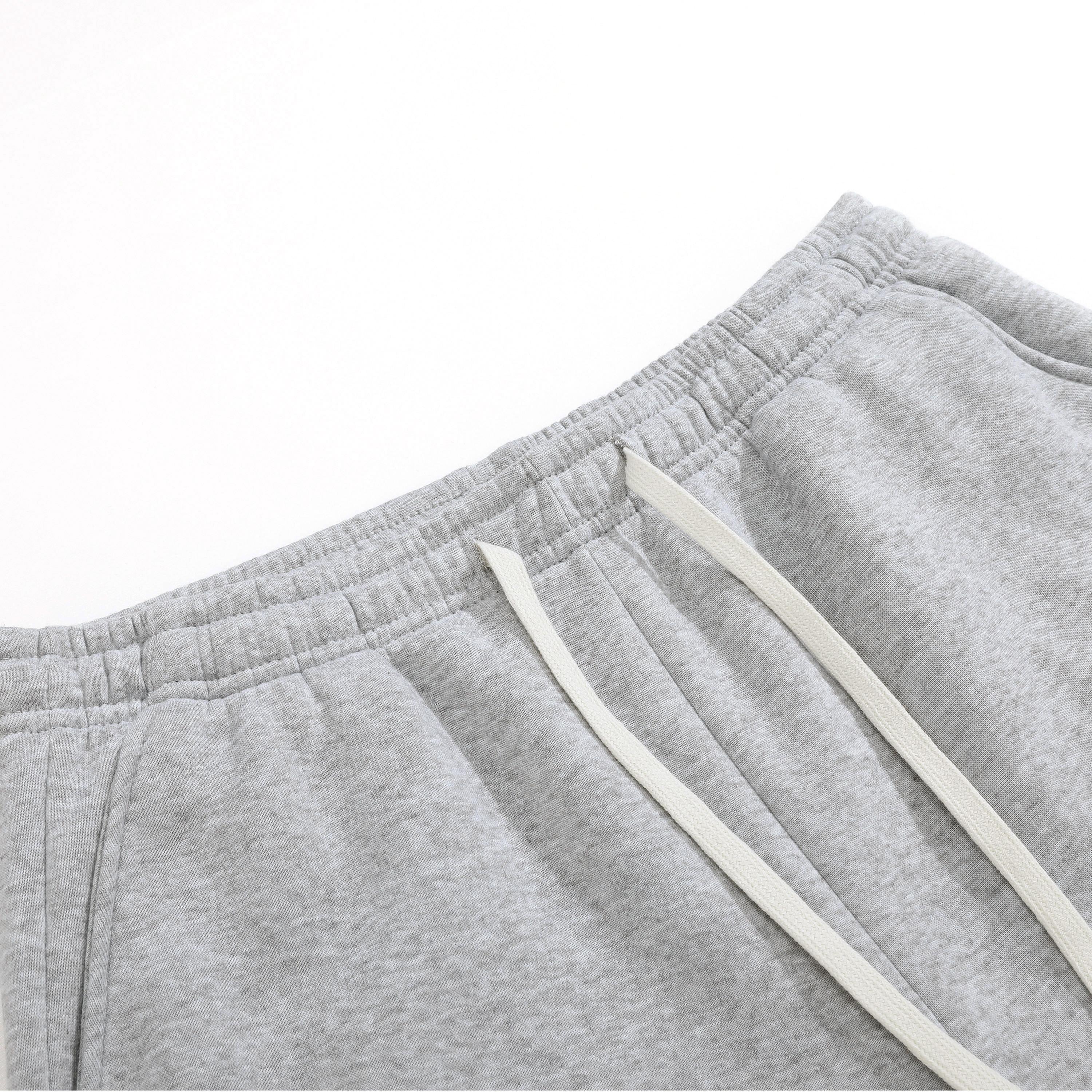 Solid Color Loose Straight Sweatpants, Floor-Length, 2-Pack — Minimalist Clean Design, Versatile Casual Long Pants for Dorm/Daily Wear