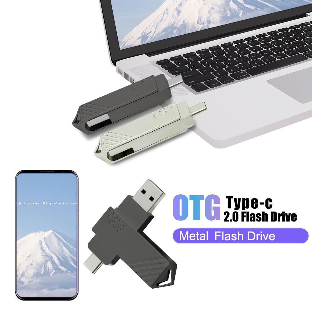 High Speed Solid State USB Drive 1TB Mobile Phone Hard Drive Type-C Dual Interface Mobile Computer Large Capacity USB Drive