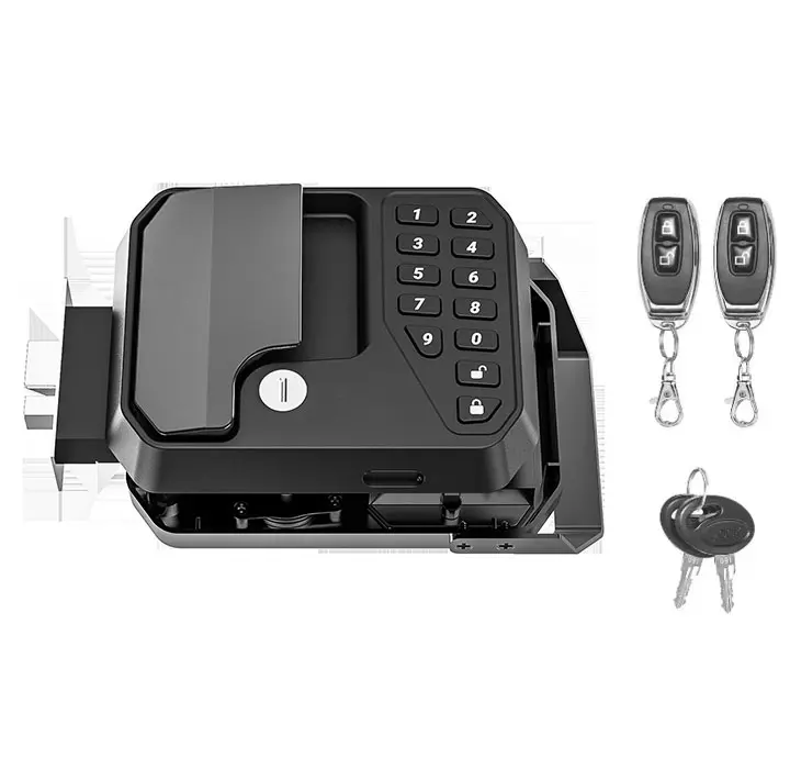 JD-RV3 Full Metal RV Keyless Entry Door Lock with Password & Remote, Anti-Peeping & Backlit Keypad, Durable and Secure Camper Latch Replacement for RV Travel Trailer