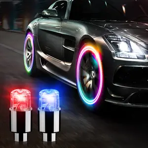 Car tire decorative lights, colorful dual-sensor wheel lights, wheel decorative lights