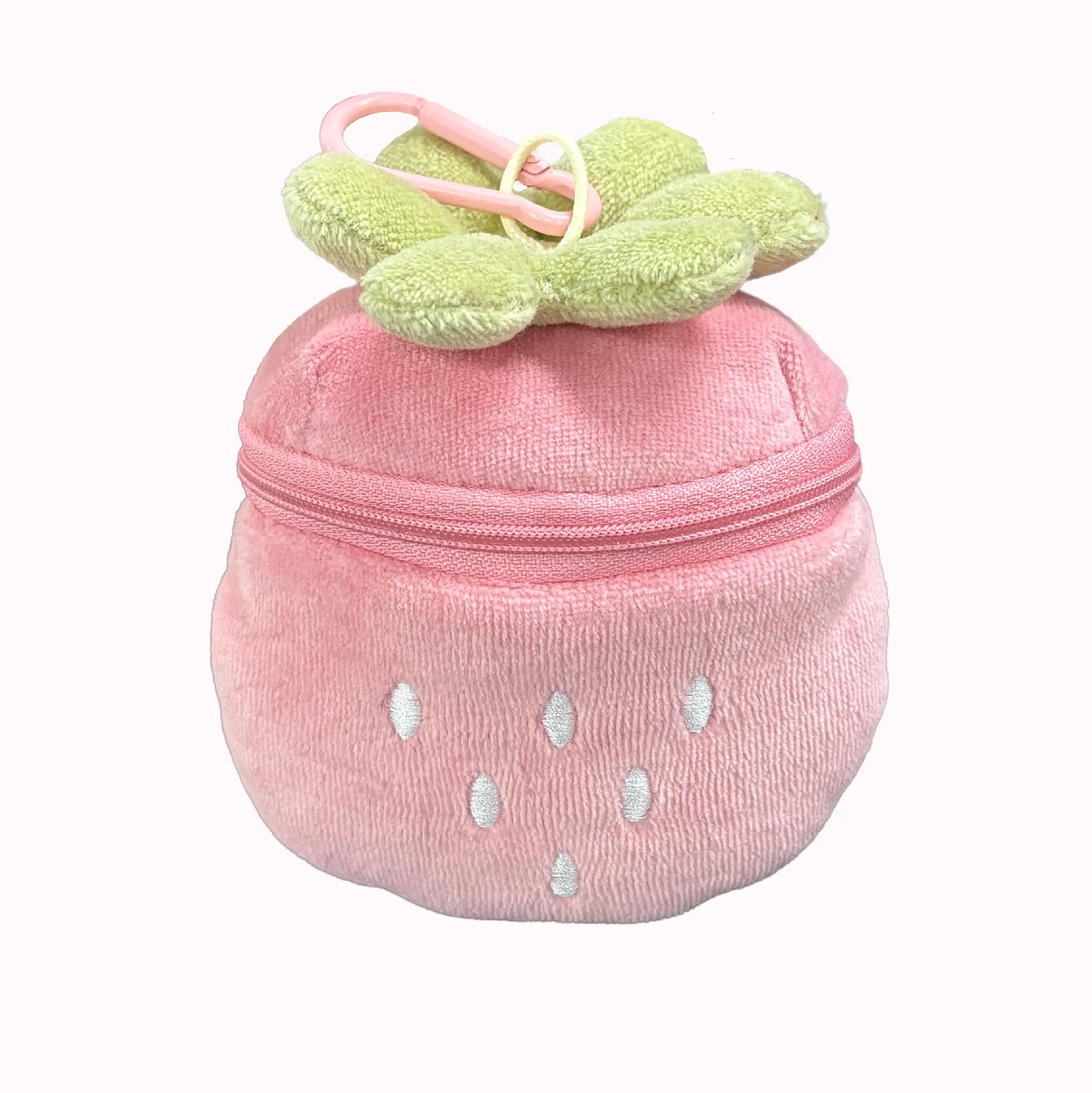 Fresa Beauty Strawberry Plush Keychain Pouch