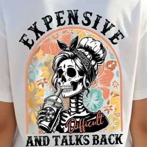 Talk-Back Graphic T-Shirt, Stylish Premium Cotton Casual Top for Men/Women