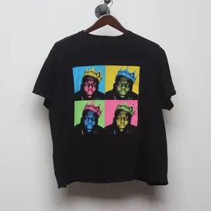 Vintage Y2K The Notorious B.I.G. "Warhol Pop Art Crown" T-Shirt - XL