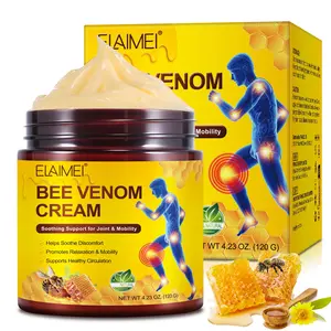 Elaimei Bee Venom Joint Cream, Relieves Discomfort & Enhances Mobility, Body Care Cream, 120g/4.23 Oz, Contains Msm & Arnica Extracts