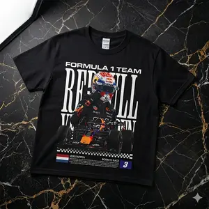 Max Verstappen F1 Racing Shirt Vintage – Unisex Oversized Streetwear T-Shirt, Motorsport Inspired Driver Print Shirt, Retro Grand Prix Max Verstappen F1 Fan Street Style Cotton Tee for Men Women