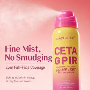 Maycheer Setting Spray 50ML, 24h Long-Lasting Makeup Lock, Waterproof Sweatproof, Fine Mist, Non-Streak, Beginner-Friendly, Essential Gift