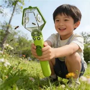 New Exploration Observation Bug Catcher - Educational Toy for Kids, Outdoor Insect Interactive Observation Device