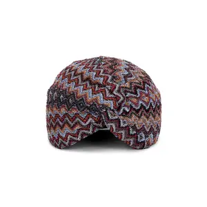 Missoni Turban in Black, Red & Blue Chevron Multi 2