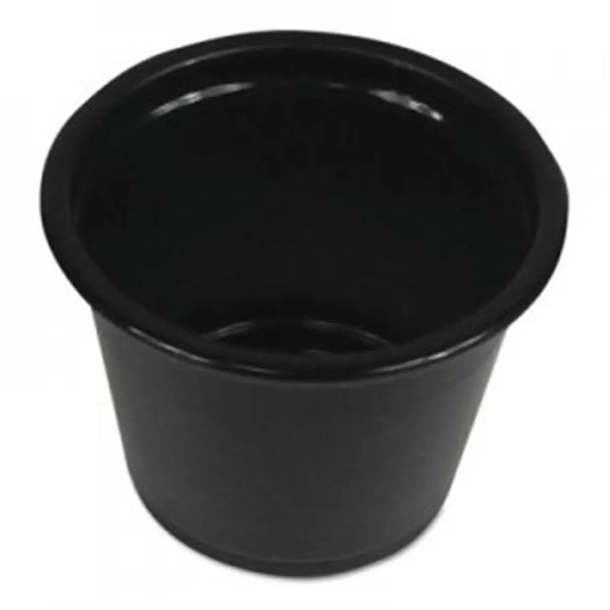 Disposable Plastic Souffle & Portion Cups - Boardwalk BWKPRTN1BL, 1 oz, Black, for Drink Serving & Home/Party Disposable Tableware