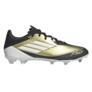 adidas Mens Messi F50 League Firm GroundMulti-Ground Soccer Cleats  - Black, Gold