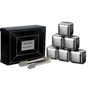 Unmelting Metal Ice Cubes – Reusable Stainless Steel Ice Cubes for Whiskey, Cocktails, and Beverages – Keeps Drinks Cold Without Dilution