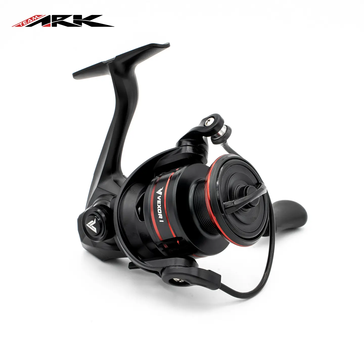 ARK VEXOR I Lightweight Spinning Fishing Reel - 7.8 oz Carbon Body, 11 lb Fiber Drag, 5.2:1 Gear Ratio, 6+1 Bearings, Aluminum Spool, Anti-Twist Line Roller, Saltwater-Resistant Spinning Reels for Bass Fishing Anglers, Fishing Gifts for Men