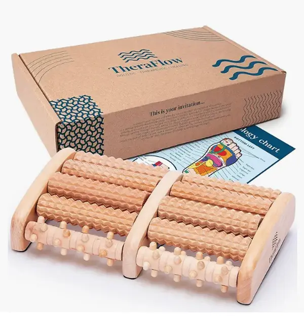 TheraFlow Foot Massager for Plantar Fasciitis Relief Foot Massager for Neuropathy and Foot Massager | Feet Massager for Foot Pain and Foot Roller Massager Plantar Fasciitis Gifts for Mom and Dad