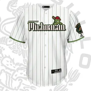 (White) Michoacan Baseball Jersey, Michoacan Jersey, Mexico Jersey for Men Women Youth And Kids, Mexico Baseball Shirt, Hiphop Jersey, All-Over Print Baseball Jersey