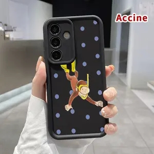 Case Compatible with Samsung Galaxy S23 Ultra S24 Plus S25 S22+ Monkey Diving Dream Drop Protection Shockproof Soft Silicone smartphone Cover