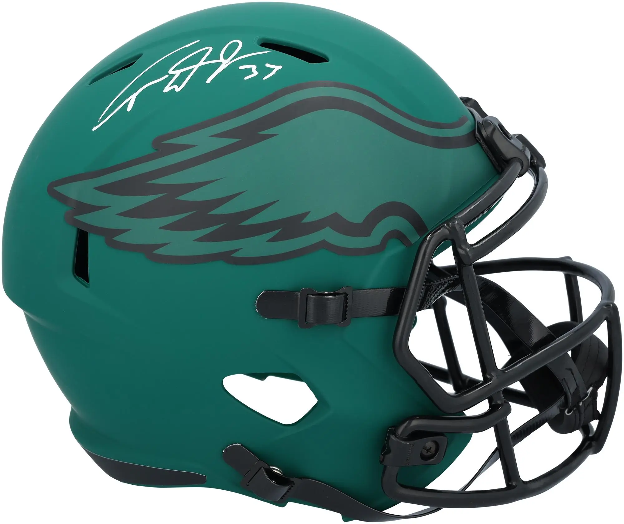 Cooper DeJean Philadelphia Eagles Autographed Riddell Rave Speed Replica Helmet - Fanatics Authentic Certified