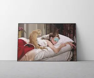 Audrey Hepburn Breakfast At Tiffany's Poster, Vintage Wall Art, Retro Movie Print