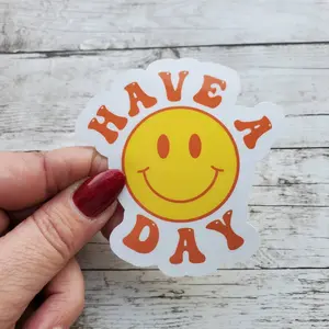 Have a Nice Day Sticker, Smiley Sticker, Happy Decal, Emoji Sticker