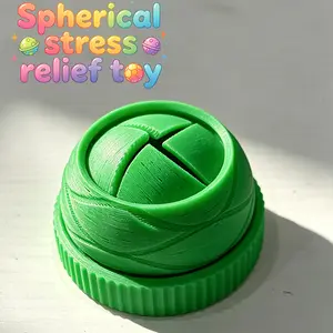 3D-Printed SpinLock Sphere, Party Activity Supply for Home Festive Gatherings