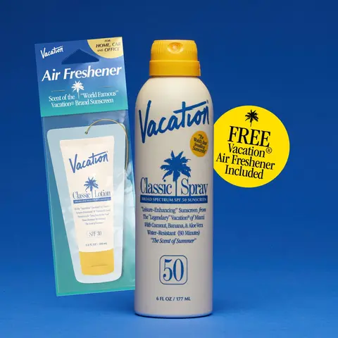 Classic Spray SPF 50 & Classic Lotion Air Freshener SPF Bundle