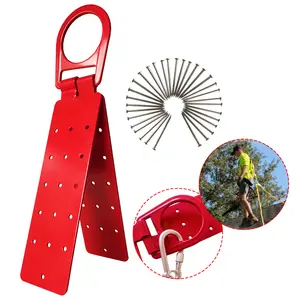 Reusable Hinged Roof Anchor with D-Ring - Screw or Nail Down Metal Roof Bracket, Temporary Safety Roof Equipment for Fall Protection, Adjustable Connector, Easy to Install, Nails Included.