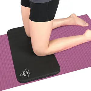 Knee Pad Cushion 0.6 inch 15mm Thick Exercise Knee Pad for Pain Free Yoga Perfect Companion for Home Workout Easy on Knees Elbows Wrists and Back Does Not Include Yoga Mat