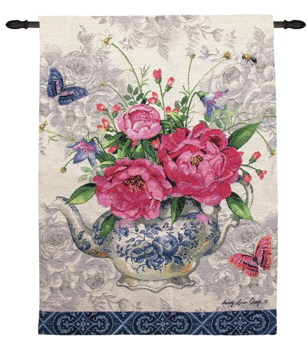 Manual Woodworkers HWTGF 26 x 36 in. Tea Garden Wall Hanging