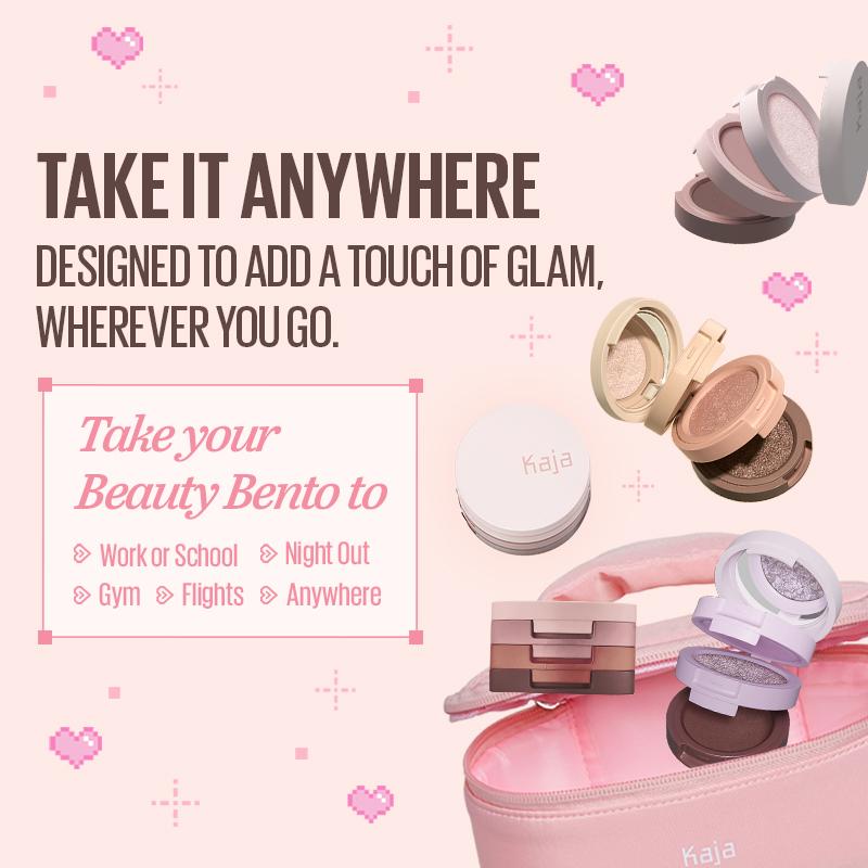 Kaja Korean Eyeshadow l Beauty Bento Duo Bundle (Chocolate Dahlia & Forest Night / Neutral Moment & Rose Macaron)