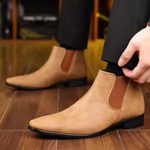 Men's simple lace-free casual boots Men's simple lace-free casual boots