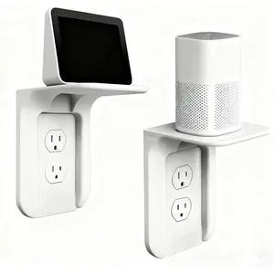 Wall Organizer Shelf for Small Tools & Bathroom Essentials, 10lbs Capacity, Over Outlet Mounted Space Saver for Organized Living, Home Improvement Accessories