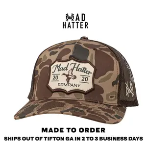 Green Head Embroidered Trucker Hat Snapback  Adjustable