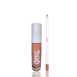 CAKED UP Lip kit - Lip gloss  Makeup lips gloss glossy shine caramel nude luxury Lipstick