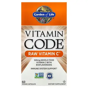 Garden of Life Vitamin Code®, RAW Vitamin C™, 60 Vegan Capsules