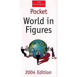 USED Book - The Economist Pocket World in Figures, 2004 Edition by Economist Books (Paperback) - english
