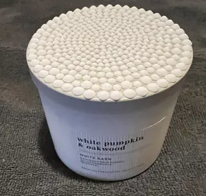 White Barn White Pumpkin & oakwood 3 Wick Candle