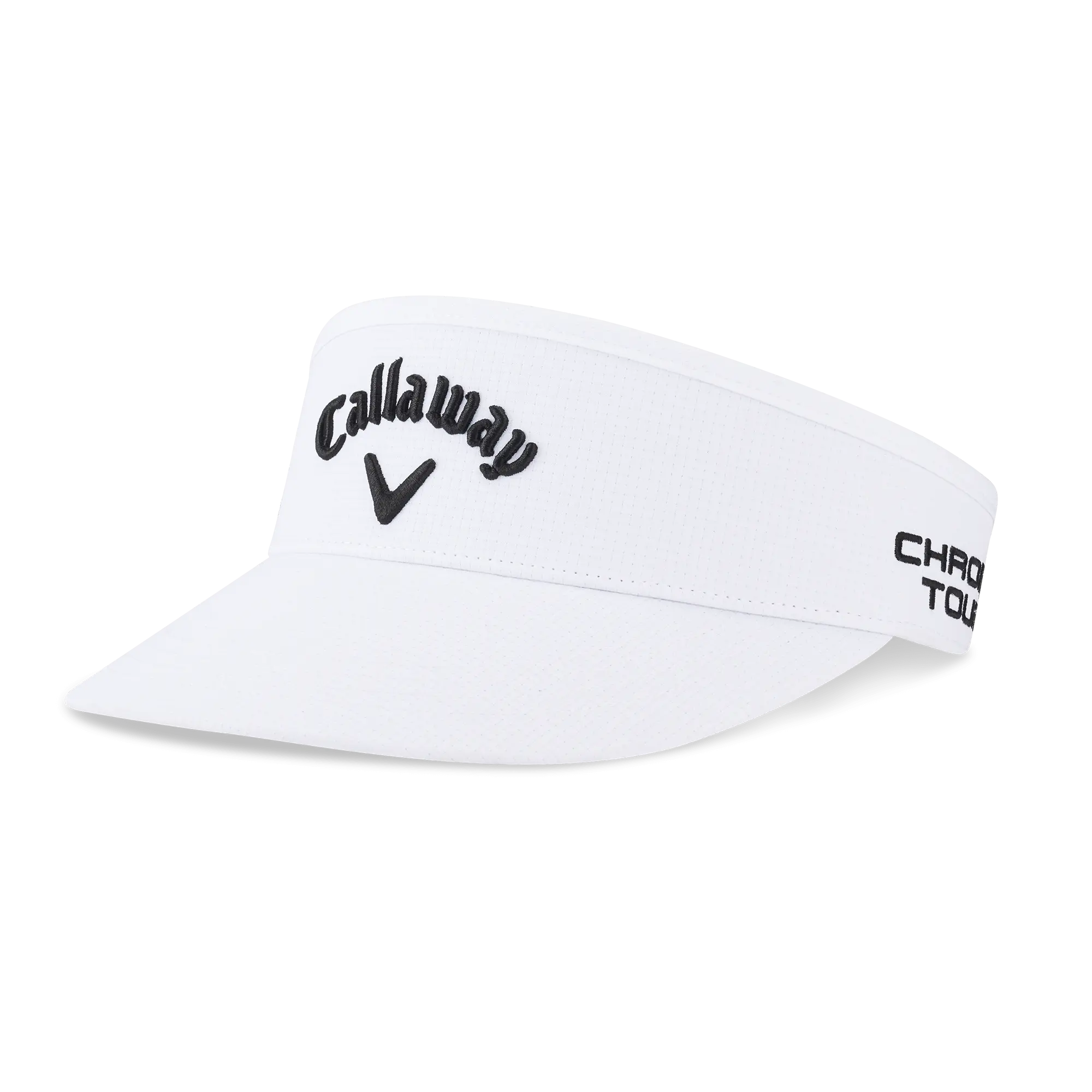 Callaway Golf Men's 2025 Tour Authentic High Crown Visor in White | Size: Adjustable