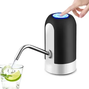 Water Dispenser for 5 Gallon Bottle, Portable Electric Water Pump 1200mAh USB Rechargeable and One Button Operation, Automatic Barrelled Water Dispenser for , Office, Outdoor