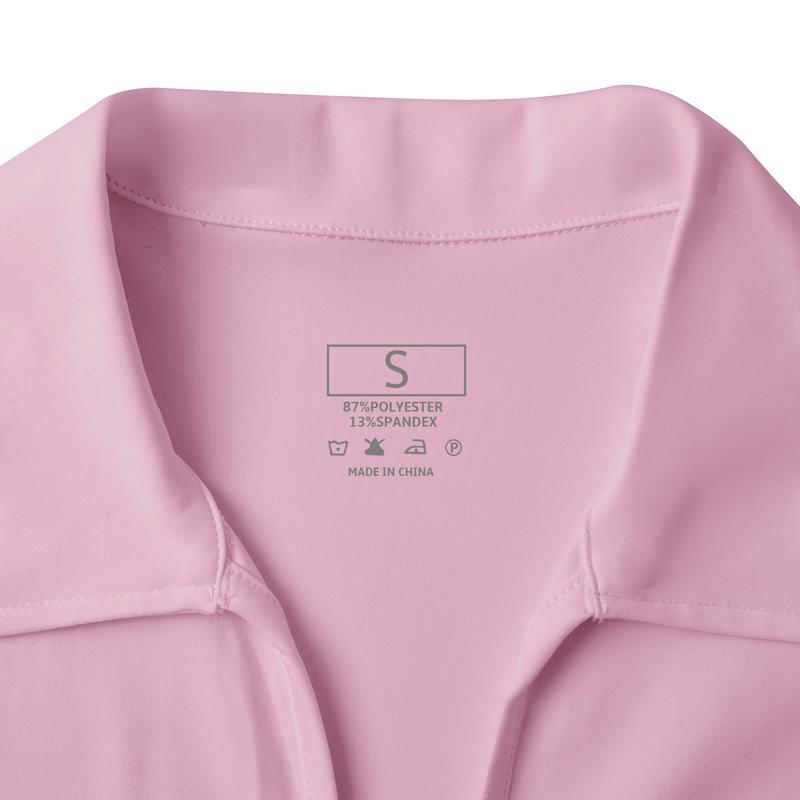 Athleisure V Neck Short Sleeve for Women – Lightweight Sweat Wicking Slim Fit Casual Fabric Black Friday Christmas tight tee gold  zipper  jacket