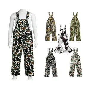 Cocokids Boy's Summer Denim Jumpsuit Toddler Boy Camo Hunting Overalls Kids Clothing for Little Adventurers