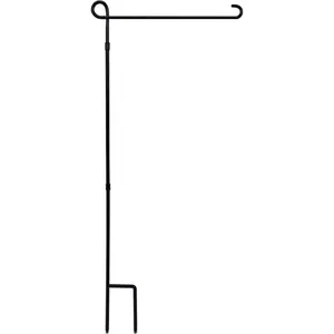 Garden Flag Stand Holder, Premium Yard Flag Holder Weather-Proof Metal Powder-Coated Flagpole for American Flag, Christmas Garden Flag, Outdoor Garden Decor Decoration
