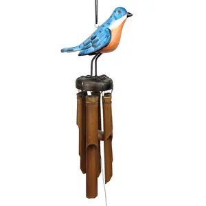 Bobbo from Songbird Essentials Bluebird Bamboo Wind Chime