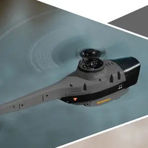 Single Rotor Aileron-Less RC Helicopter with 6-Axis Gyro, Optical Flow Positioning & Altitude Hold, 15 Min Flight Time Remote Control Helicopter for Adults Kids