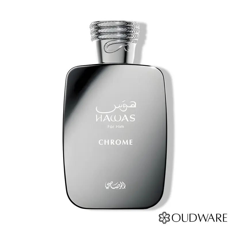 Rasasi Hawas Chrome Eau De Parfume 100ml (3.40z) - Men's Fragrance