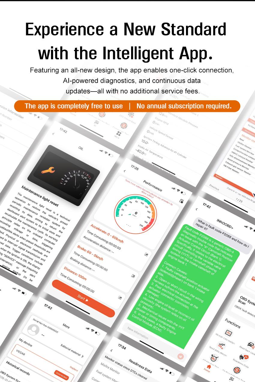 Panlong Bluetooth OBD2 Scanner for iPhone iOS Android Engine ABS SRS Code Reader Car OBDII Diagnostic Tool with Free App