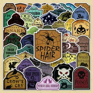 Magic Potions Label Sticker, 102pcs/set Magic Potions Label Sticker, DIY Decorative Sticker for Scrapbooking & Journal Making
