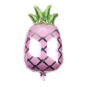Tropical Pink Pineapple Mylar Foil Balloon (18 Inches)